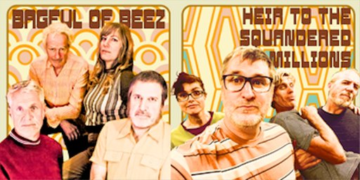 Double Single Launch: Bagful Of Beez + Heir To The Squandered Millions w/ Captain Beep-boop