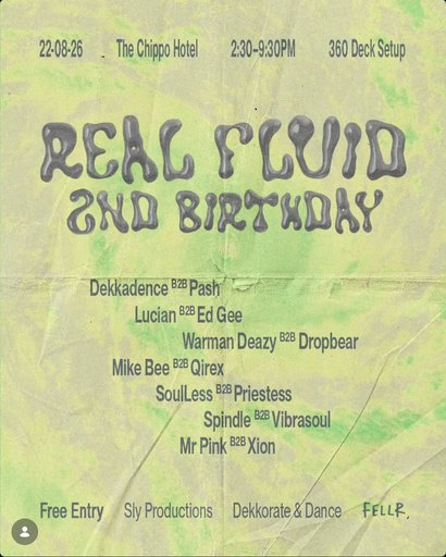Real Fluid 2nd Birthday