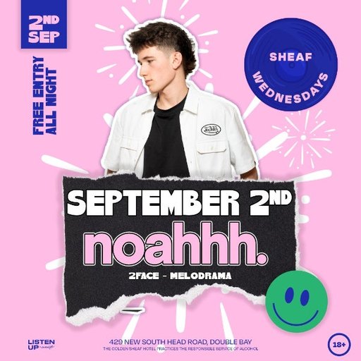 Sheaf Wednesdays | SEPTEMBER 2nd 'w' NOAHHH.