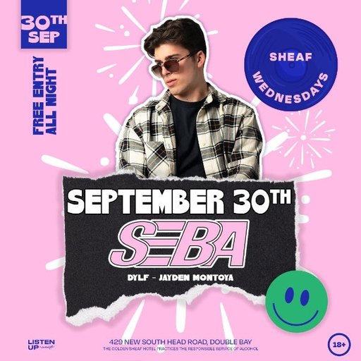 Sheaf Wednesdays | SEPTEMBER 30th 'w' SEBA