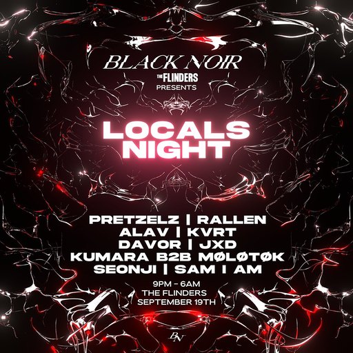 BLACK NOIR presents: LOCALS NIGHT