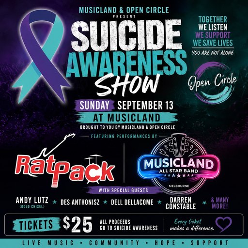 Suicide Awareness Show at Musicland