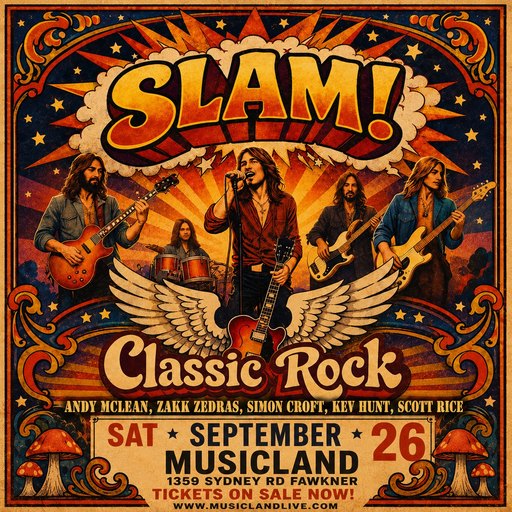 🤘 SLAM CLASSIC ROCK BAND – LIVE AT MUSICLAND 🤘