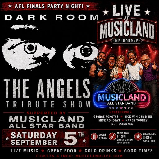 DARK ROOM the Angels Tribute & the Musicland all Star Band