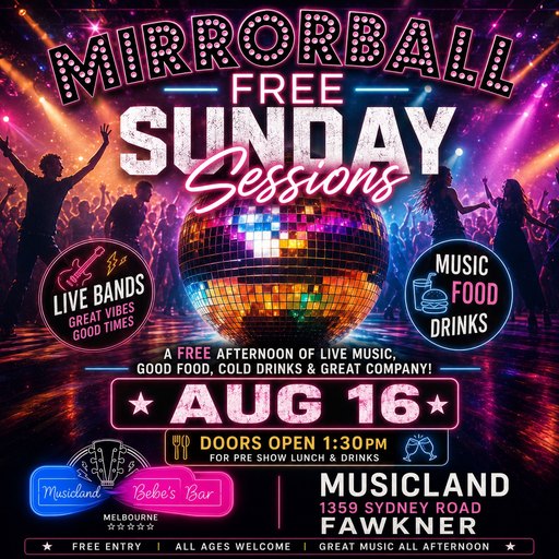 🪩 Mirrorball Returns to Musicland! | FREE Sunday Sessions