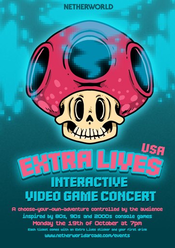 Extra Lives (USA) – Interactive Video Game Concert