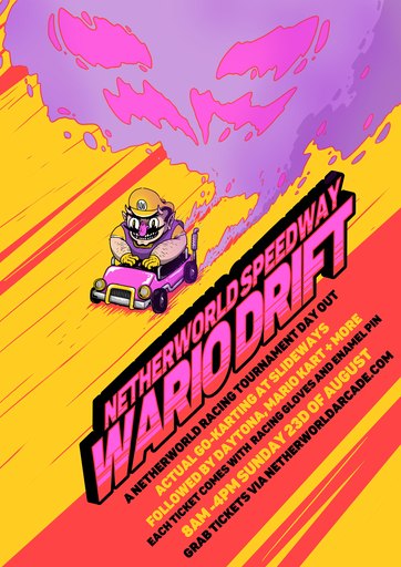 Netherworld Speedway – Wario Drift