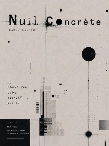 Null Concrète - label launch
