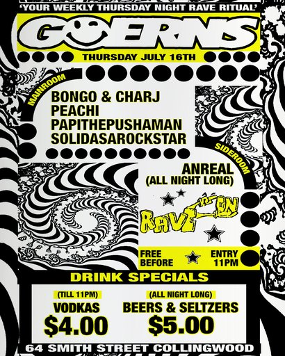 Guerns Thurs: Ft. Charj & Bongo, PEACHI & More: $4 Vodkas