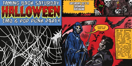 Taking Back Saturday Halloween: Emo & Pop Punk Party - Brisbane