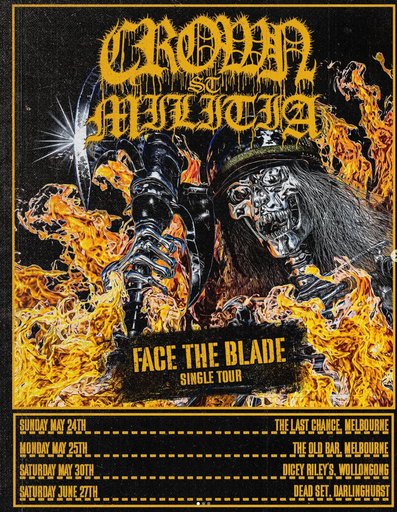 MORBID MONDAYS w/ CROWN ST MILITIA + BONE REAPER + SHIPYARD + BLACKBIRD