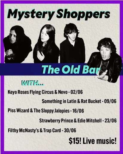 MYSTERY SHOPPERS - residency w/ KEYO ROSE'S FLYING CIRCUS + NEVO & THE NEPO BABIES