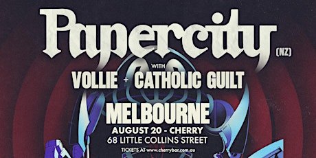 PAPERCITY @ Cherry Bar Thursday 20th August