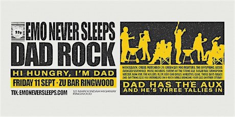 DIVORCED DAD ROCK NIGHT