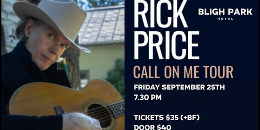 Rick Price 'Call on Me' Tour