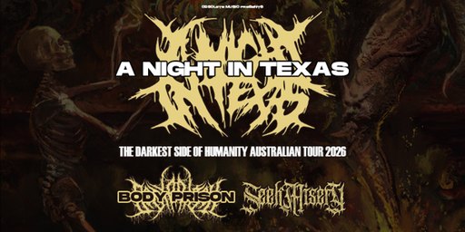 A Night In Texas "The Darkest Side Of Humanity" East Coast Tour