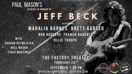 PAUL MASON’S EVENING IN HONOUR OF JEFF BECK