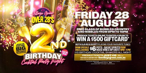 VILLAGE GREEN - Over 28 Friday's