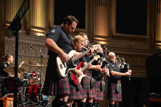 Lord Mayor's City Hall Concert - Queensland Police Pipes and Drums & Band of Blue