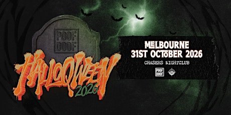 POOF DOOF Halloqween 2026 - MELBOURNE