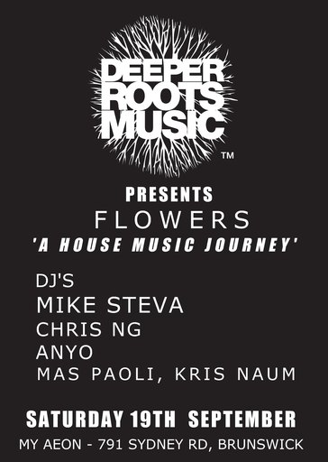 Deeper Roots Music presents 'Flowers' with Mike Steva & Friends