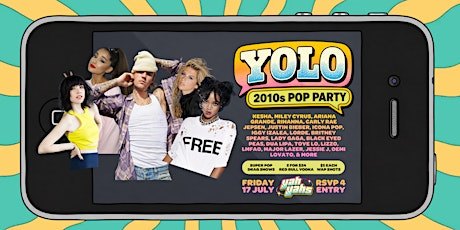 YOLO 2010's Pop Party! FRI July 17th