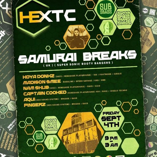 SAMURAI BREAKS (UK / Super Sonic Booty Bangers) // BRISBANE
