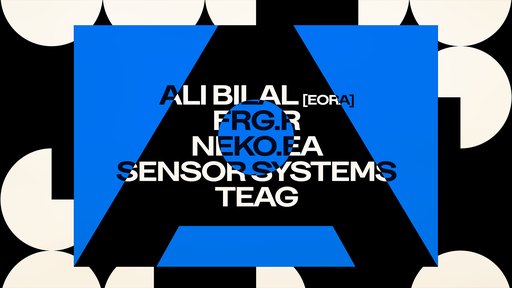 Solace Invites Ali Bilal [Sydney/Eora], Sensor Systems, neko.ea, frg.R, & TEAG