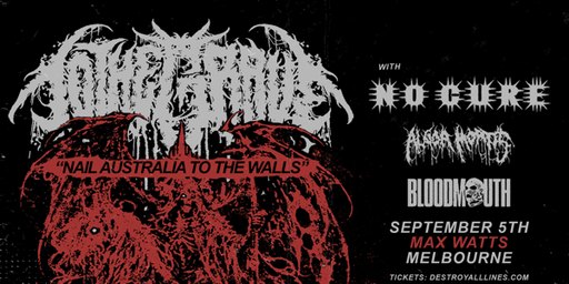 TO THE GRAVE 'NAIL AUSTRALIA TO THE WALLS'
