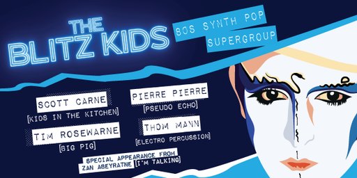 THE BLITZ KIDS – THE SYNTH-POP SUPERGROUP + DJ Jason Buchanan