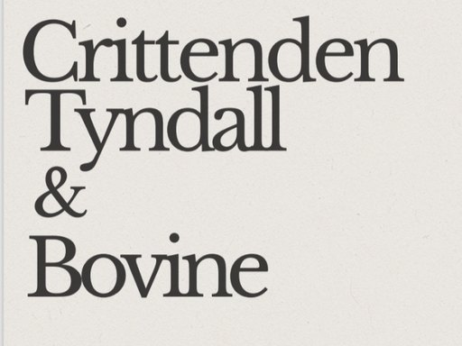 Crittenden Tyndall & Bovine