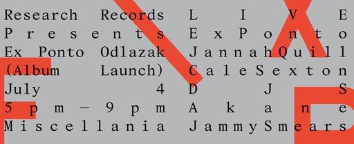 Research Records pres. Ex Ponto 'Odlazak' Album Launch