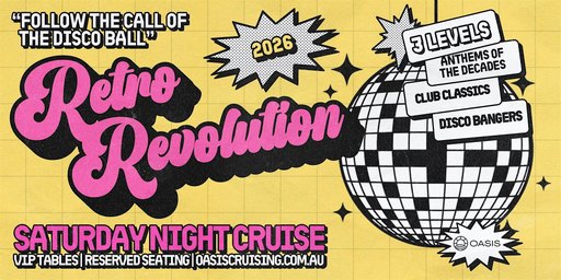 OASIS Retro Revolution. Dance through the decades – Saturday 24th October