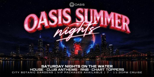 OASIS presents SUMMER NIGHTS – Saturday 12th of December 2026