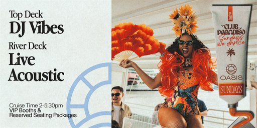 OASIS presents CLUB PARADISO LONG WEEKEND PARTY – Sunday 4th October