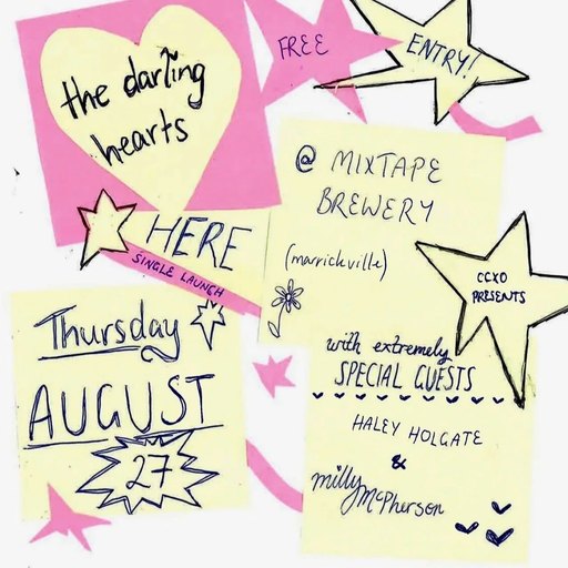 The Darling Hearts + Haley Holgate + Milly Mcpherson