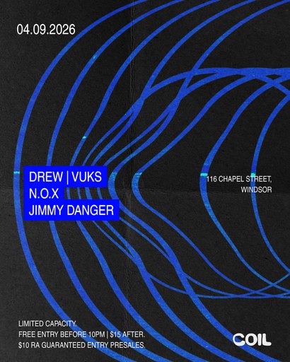 Coil Invites: Drew,Vuks, N.O.X & Jimmy Danger