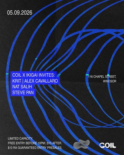 Coil X IKIGAI Invite: Krit, Alex Cavallaro, Nat Salih, Steve Pan